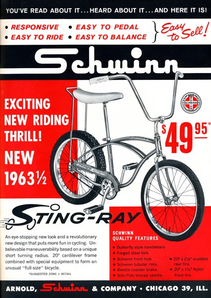 Изобретая Велосипед: Schwinn Sting-ray — Часть 1. — DRIVE2
