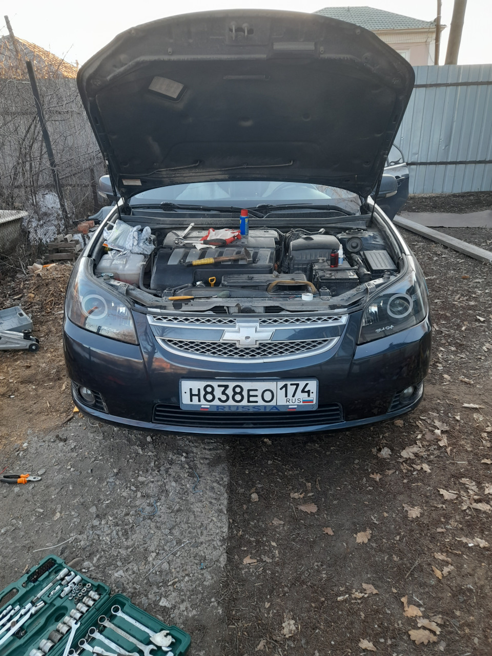 Поставил бампер — Chevrolet Epica