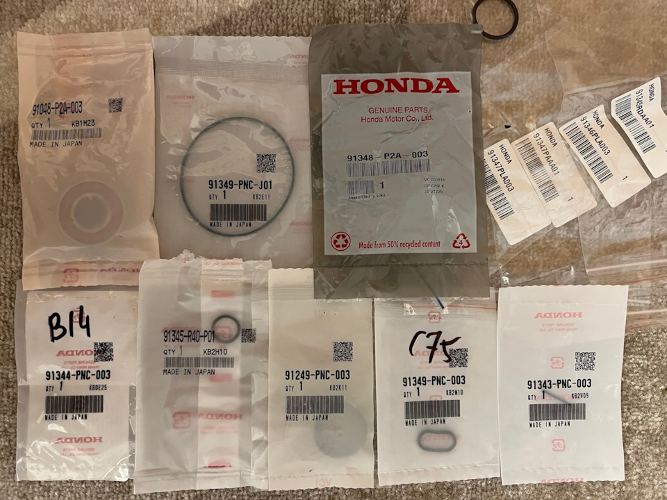 Фото в бортжурнале Acura RSX. Запчасти на фото: P24003, 91344PNC003, 91349PNCJ01, 91345R40P01, 91249PNC003, 91349PNC003, 91346PLA003, 91347PLA003, 91347PAAA01, 91343PNC003, 91345RDAA01