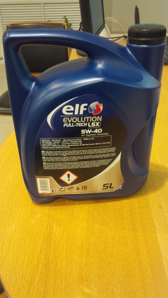 Elf Evolution Full-Tech LSX 5W-40 — Citroen C4 Picasso (1G)