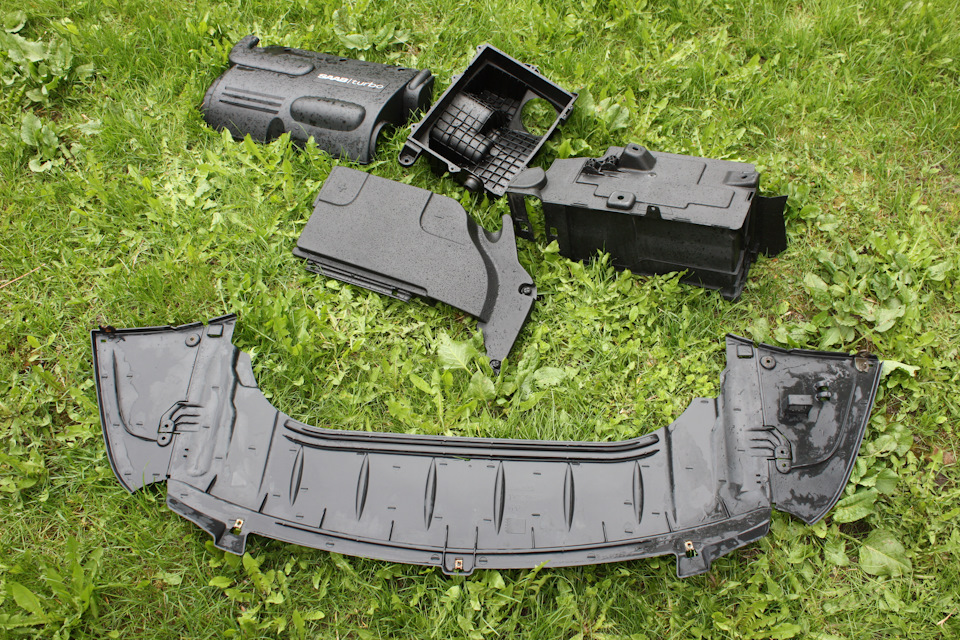 Это уже помытые детали. — Saab 9-3 (2G)