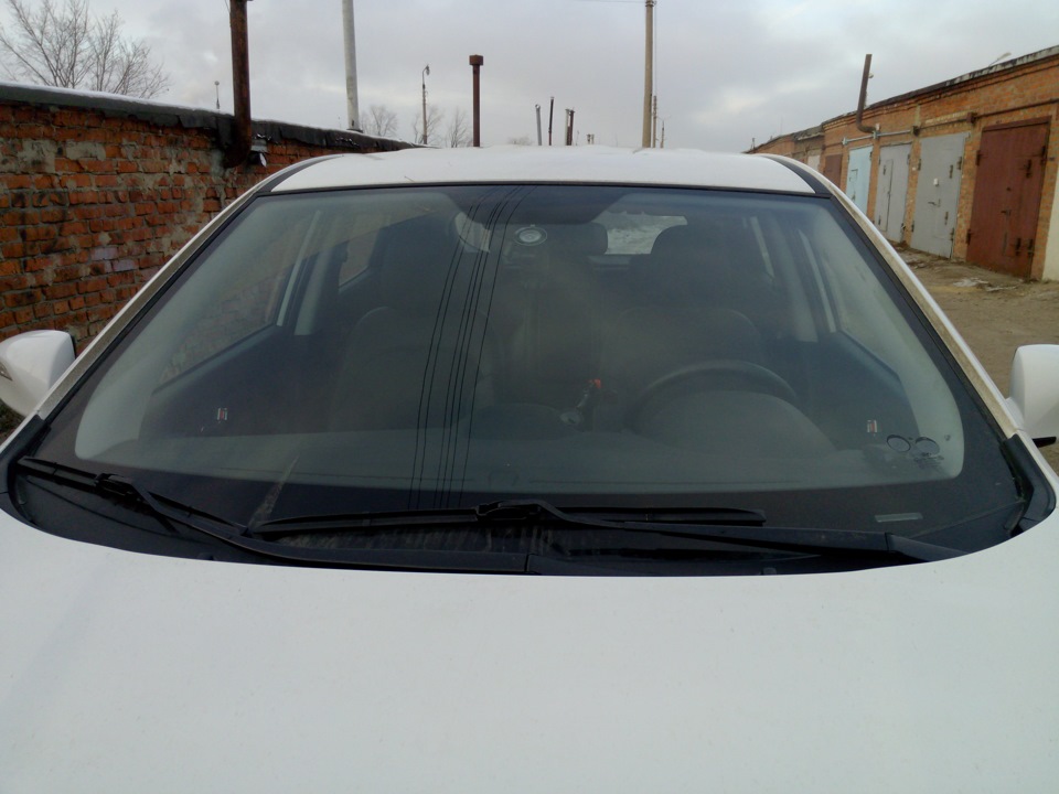 Новые дворники — общий вид снаружи — Hyundai ix35