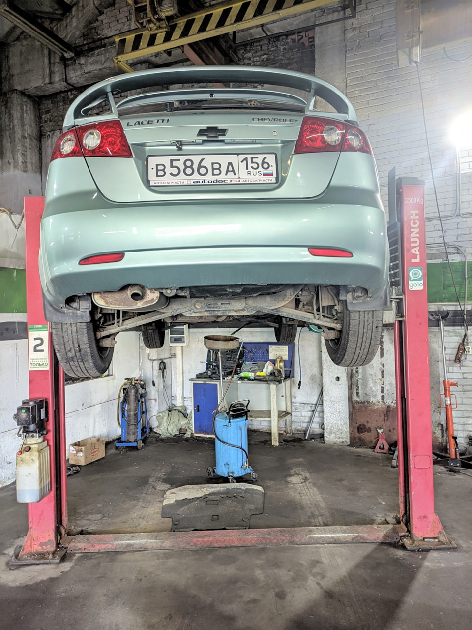 Обслуживание — Chevrolet Lacetti 5D