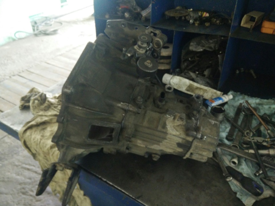 МКПП в собранном состоянии, подшипники заменены. — Hyundai Accent (2G)