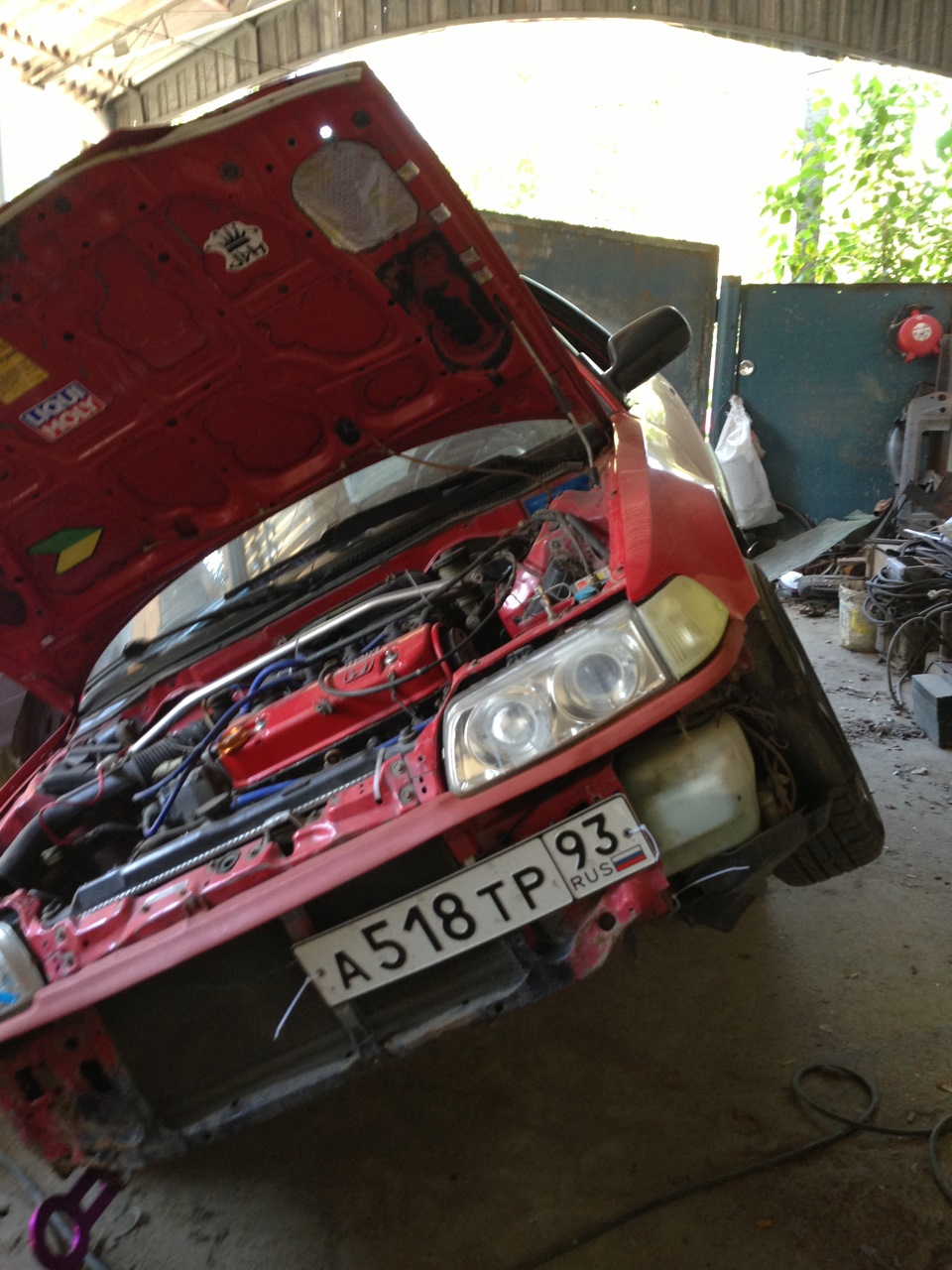 первый неудачный ремонт — Honda Civic Hatchback (4G)