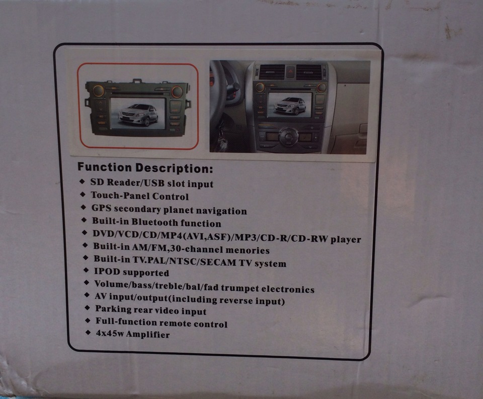 Фото в бортжурнале Toyota Corolla (140/150)