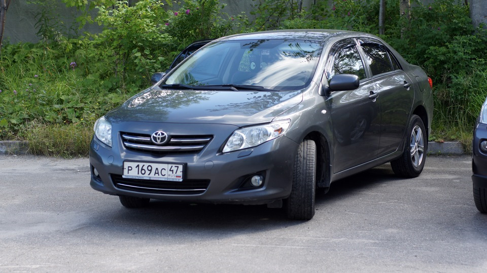 Общий вид передка. — Toyota Corolla (140/150)