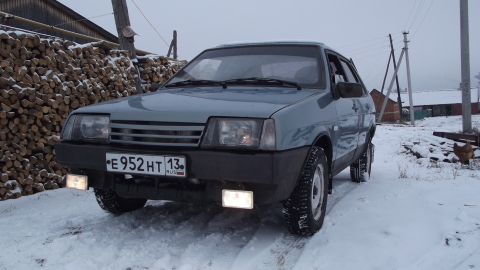 Lada 21099 золотисто-серый грязнулЯ