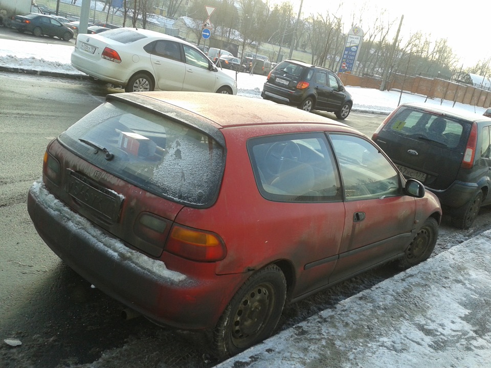 Бррр(( — Honda Civic Hatchback (5G)