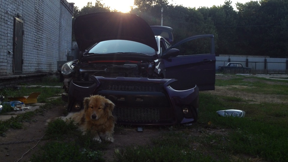 Фото в бортжурнале Hyundai Solaris Hatchback