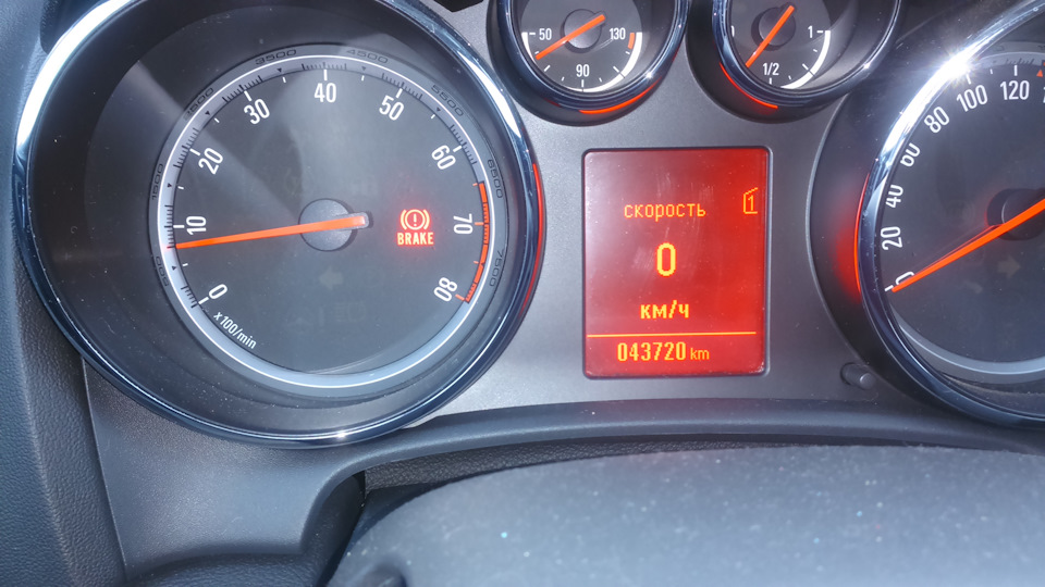 А это пробег после ТО — Opel Astra J