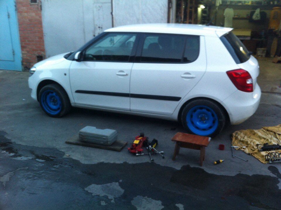 жопа провалилась) — Skoda Fabia Mk2