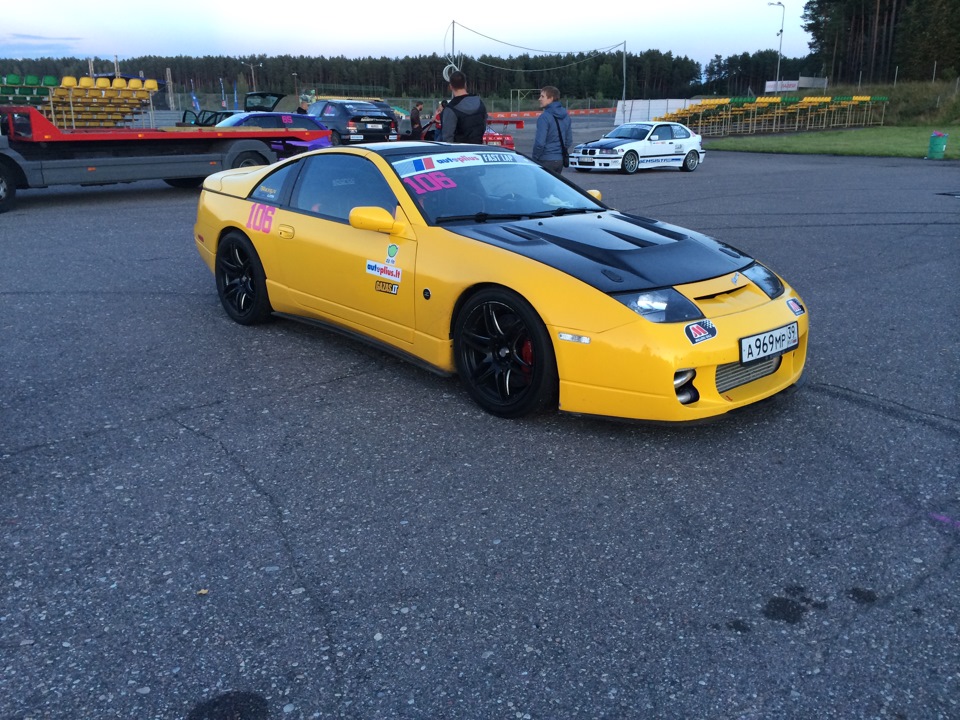 Вот что получилось с номером 106 — Nissan 300ZX (Z32)