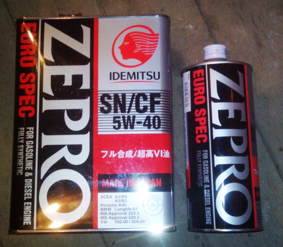 Idemitsu Zepro Euro Spec SN/CF 5W-40 — Subaru Forester (SF)