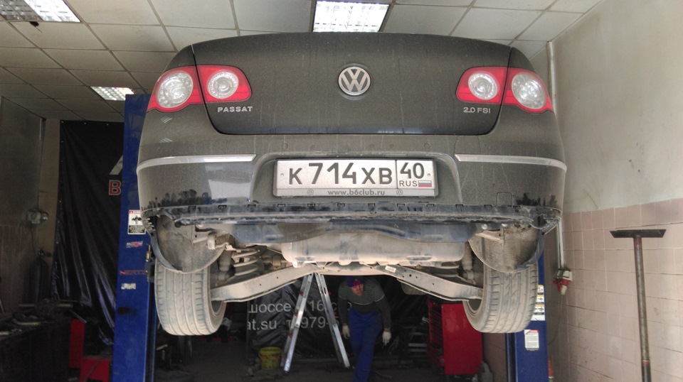 начало работ — Volkswagen Passat B6