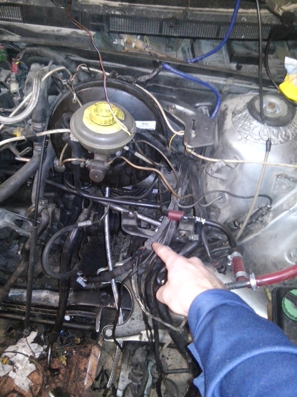 засунука я его сюда ))) — Audi 90 (B3)