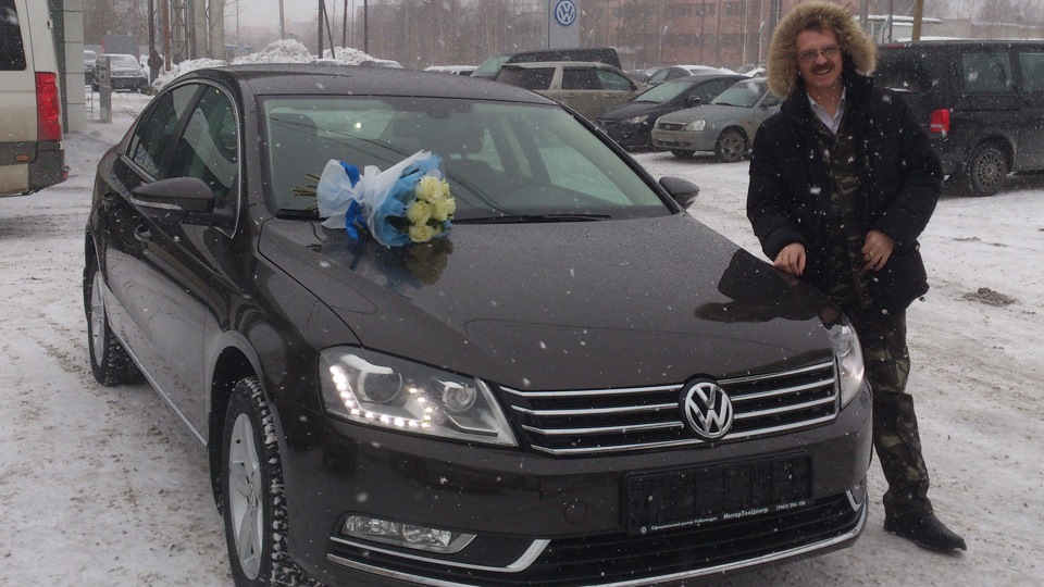 Volkswagen Passat 1,8 на мешалке...