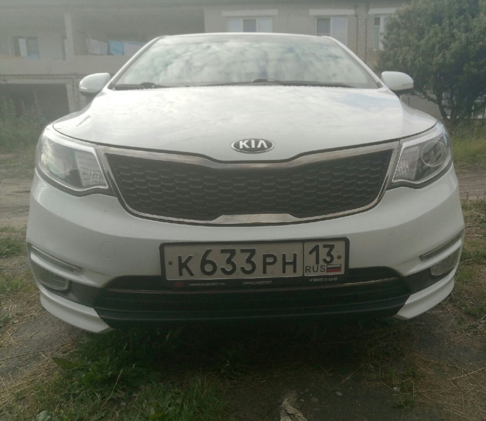 Вот и готовый результат — KIA Rio (3G)