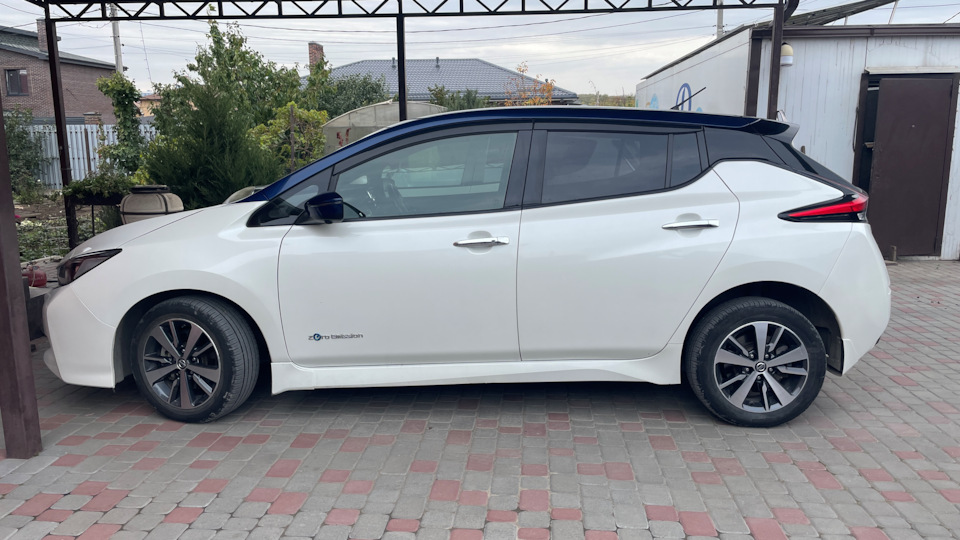 Так выглядят зад после установки — Nissan Leaf (2G)