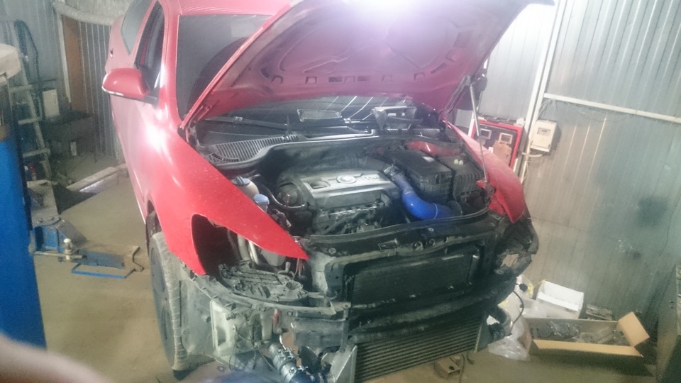 Внешне всё это выглядит так — Skoda Octavia RS A5 Mk2