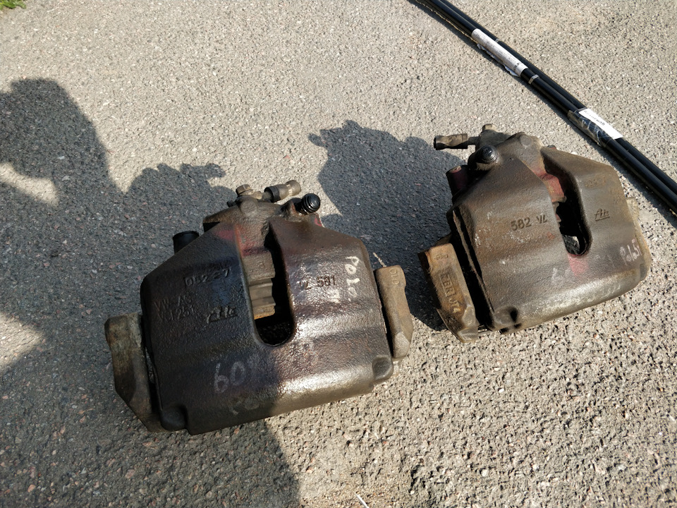Суппорта VL581 и VL582 под 288мм тормозной диск — Volkswagen Polo Sedan