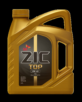 ZIC TOP 0W-40 SМ/CF, ACEA A3/B3, A3/B4 4 л — Toyota Rush (1G)