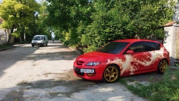 Mazda 3 MPS Fire_Lady