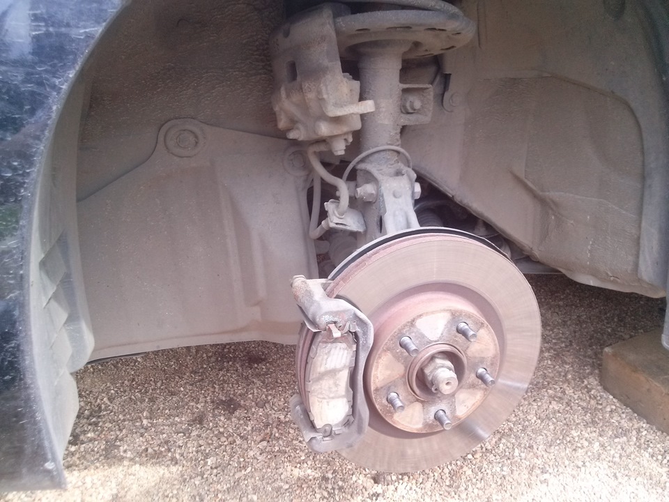 Скидываем суппорт — Nissan Teana (J32)