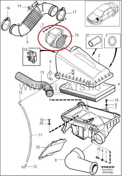 Фото в бортжурнале Volvo S40 (1G)