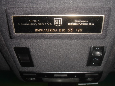 Фото в бортжурнале Alpina B10 (E39). Запчасти на фото: B1033