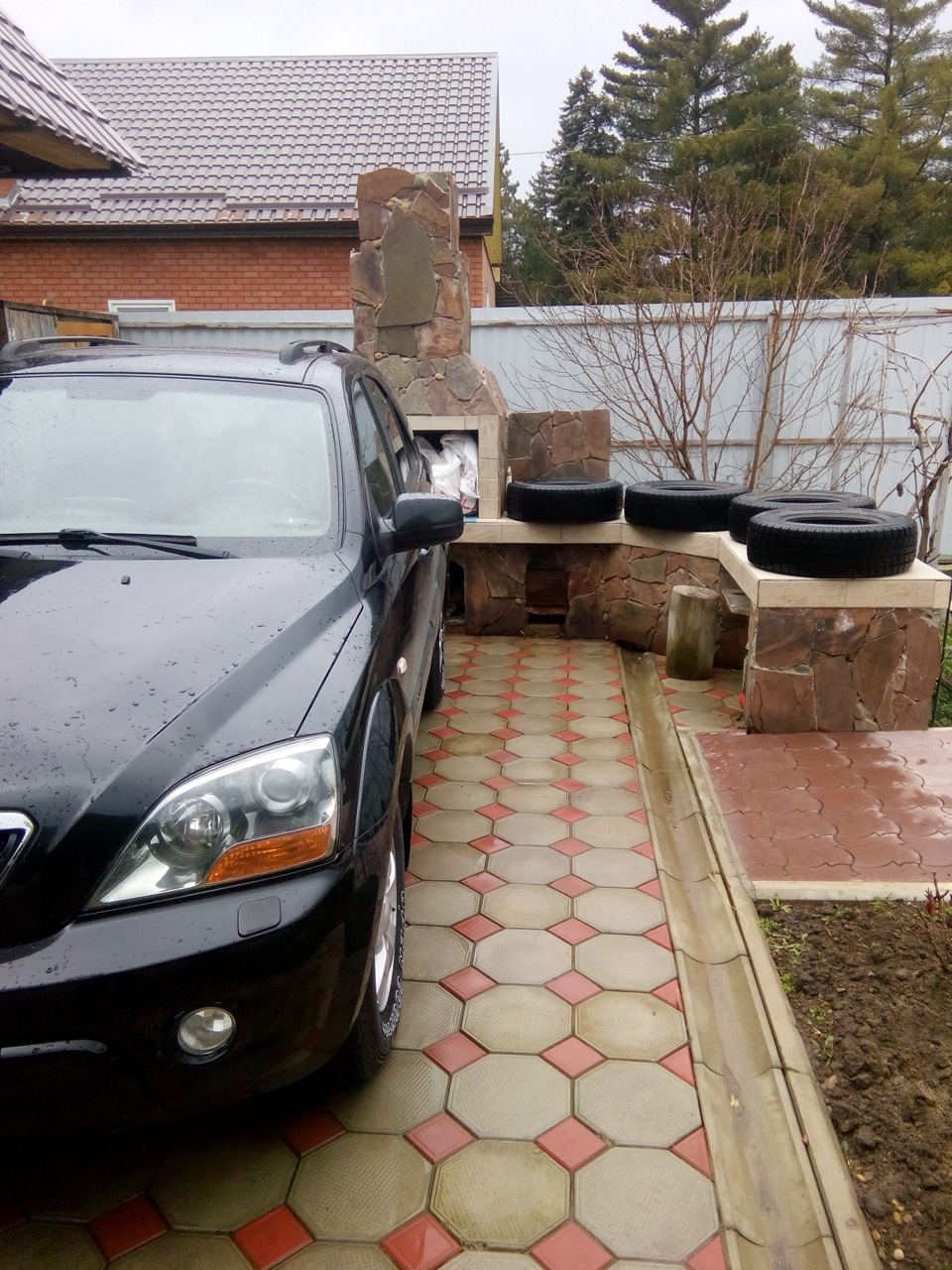 Снял зимнюю резину. — KIA Sorento (1G)