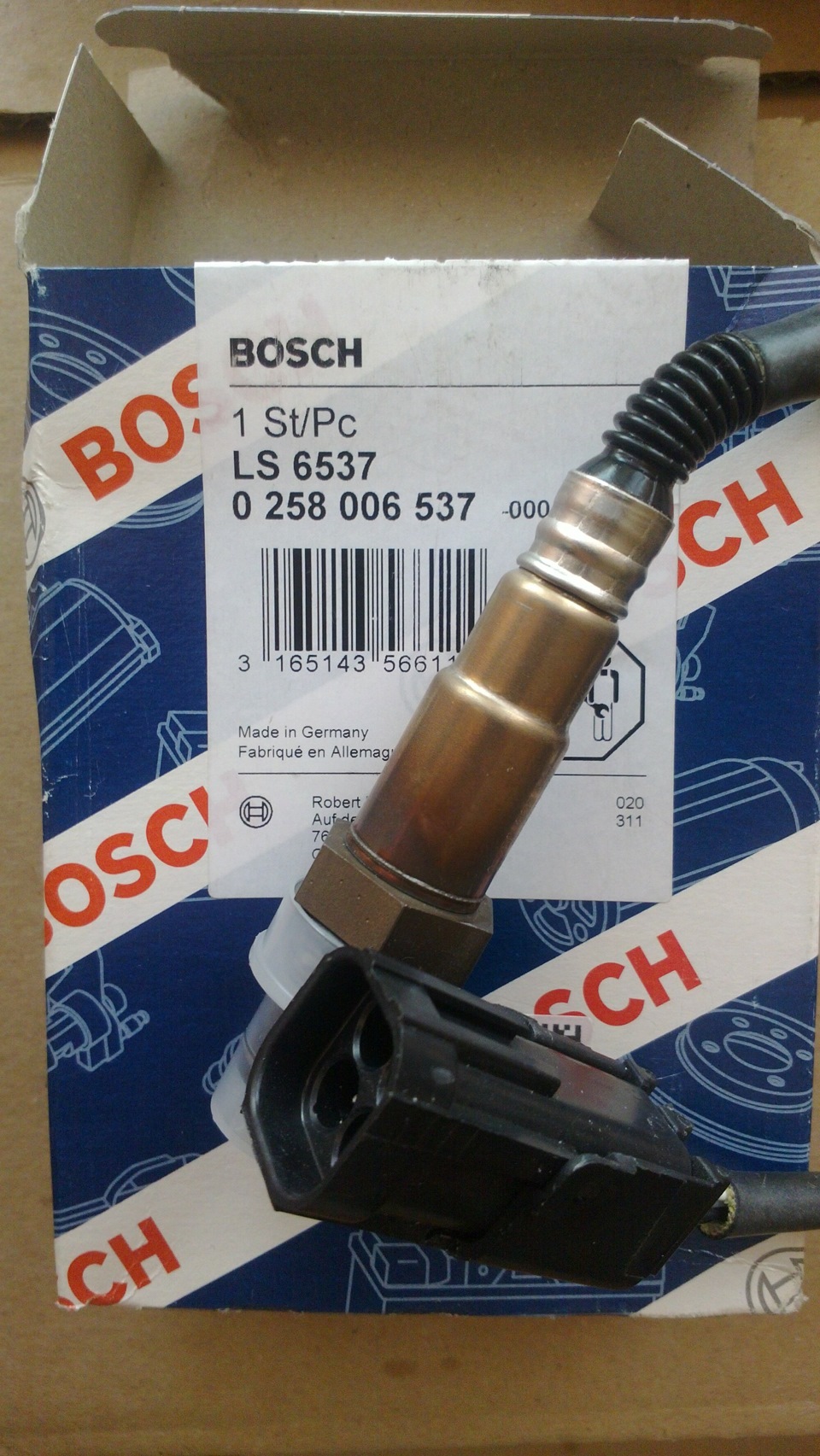 BOSCH LSF-4.2 0 258 006 537 — УАЗ Patriot. Запчасти на фото: LSF42, 0258006537
