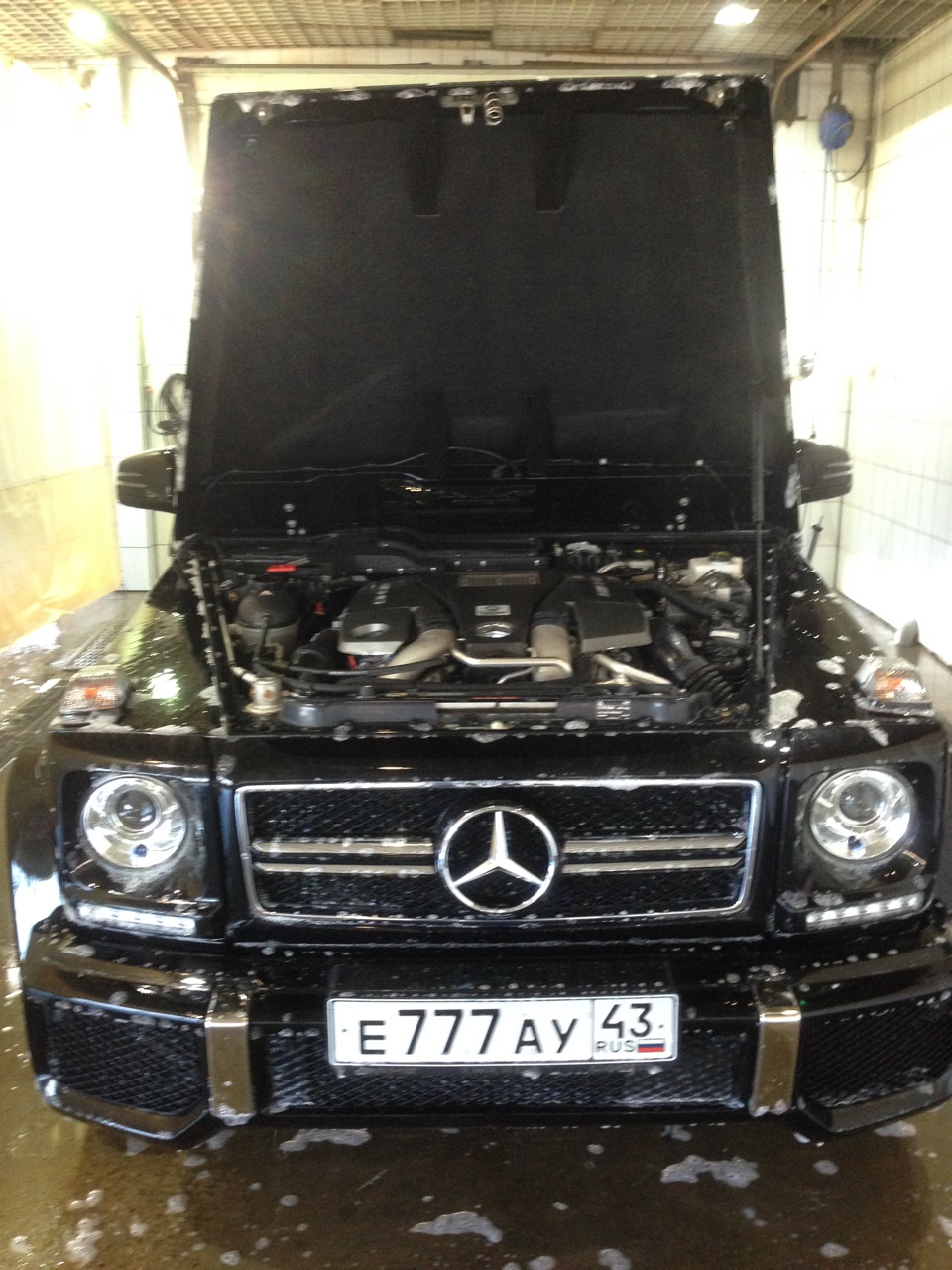 Начинаем… — Mercedes-Benz G 63 AMG (1G)