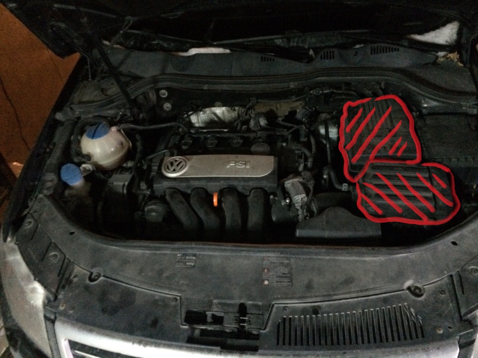 снять — Volkswagen Passat B6
