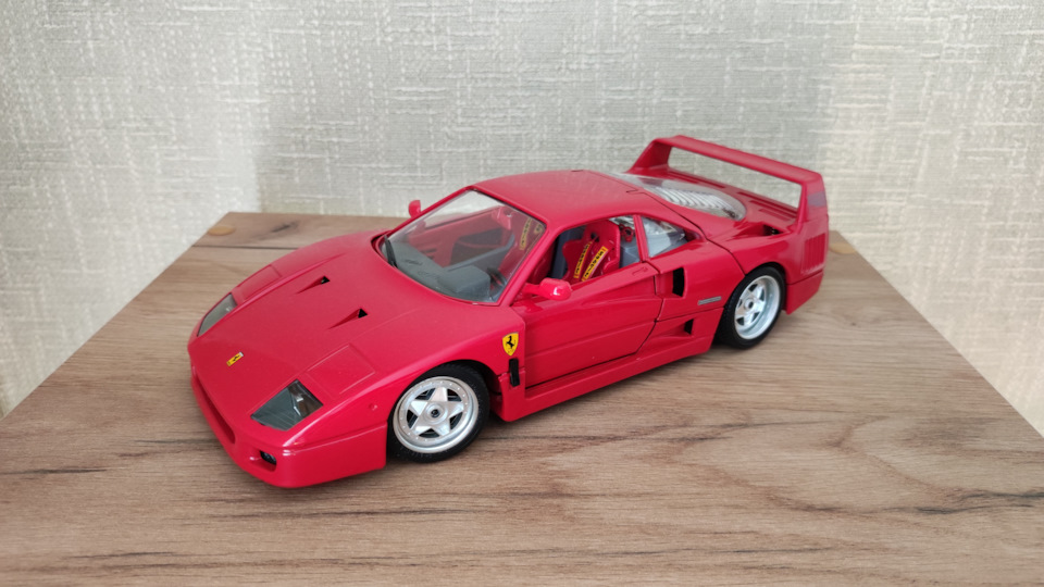 1:18 Ferrari F40 Bburago — Сообщество «Масштабные Модели» на DRIVE2