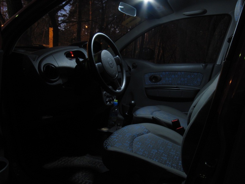 Салон с LED-сборкой — Chevrolet Spark (M200/M250)