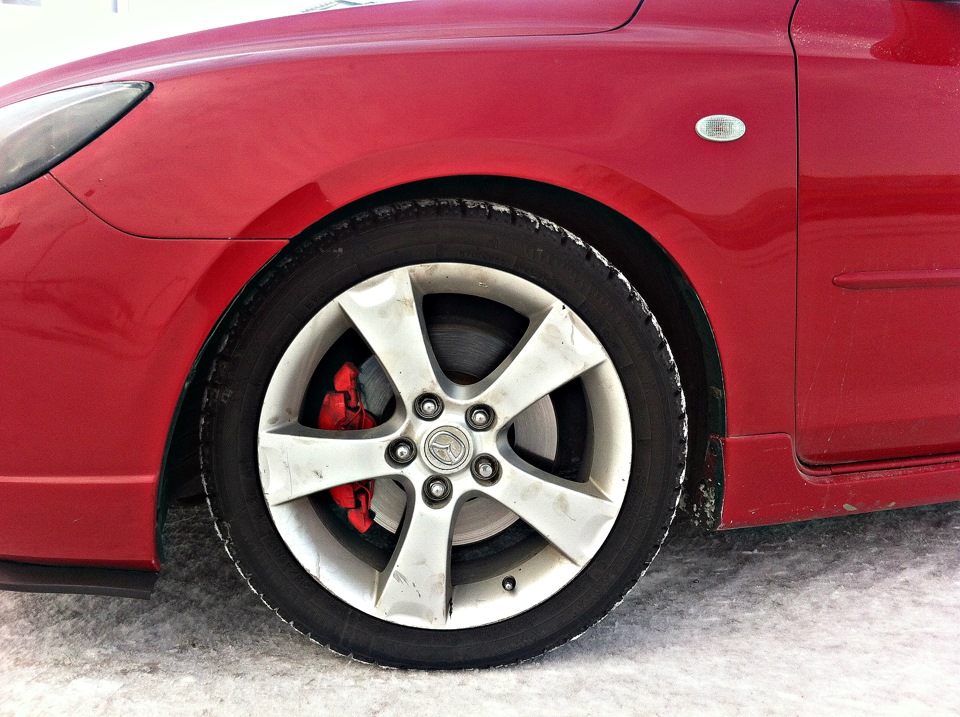 после переделки — Mazda 3 (1G) BK