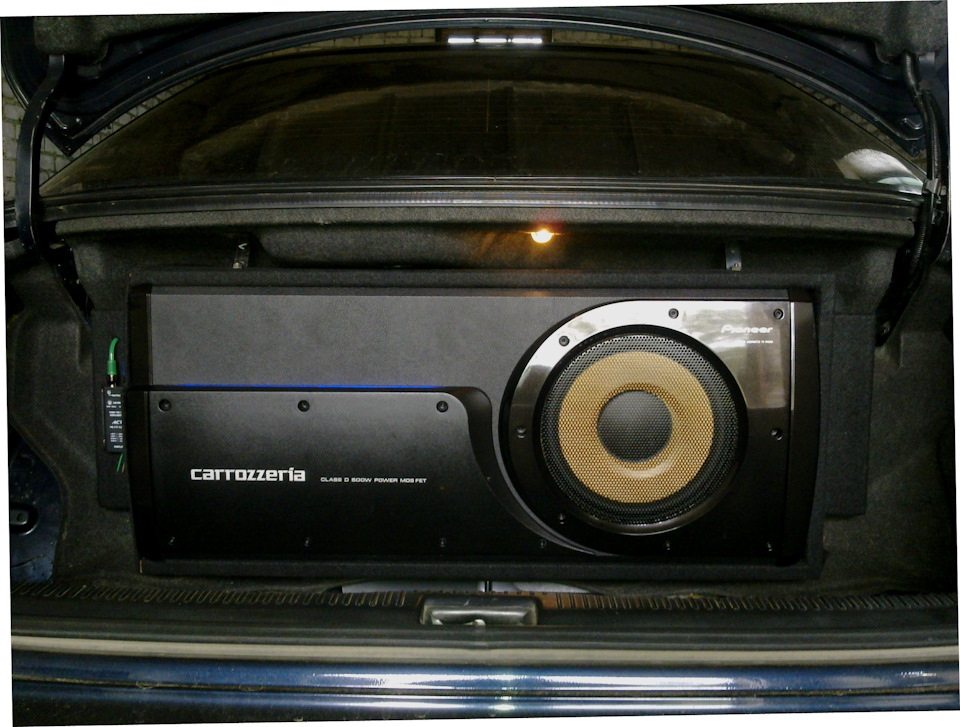 Установка сабвуфера PIONEER TS-WX99A (часть 2) Завершение