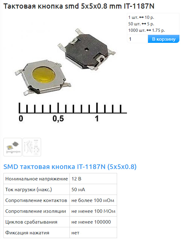 кнопка в брелок — Mitsubishi Outlander (3G)