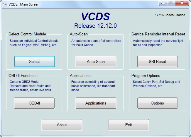 VCDS 12.12 — Volkswagen Golf GTI Mk6