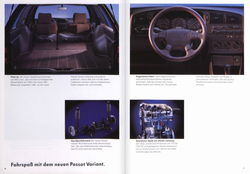 Photo from the logbook Volkswagen Passat Variant (B4)
