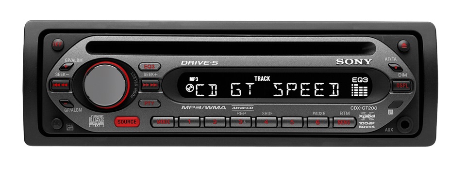 Sony CDX-GT200 — Toyota Corolla (120)
