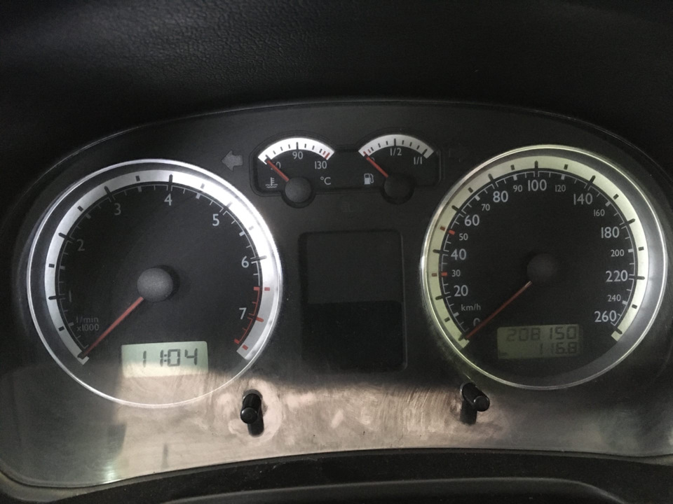 фото пробега при замене — Volkswagen Bora (1G)