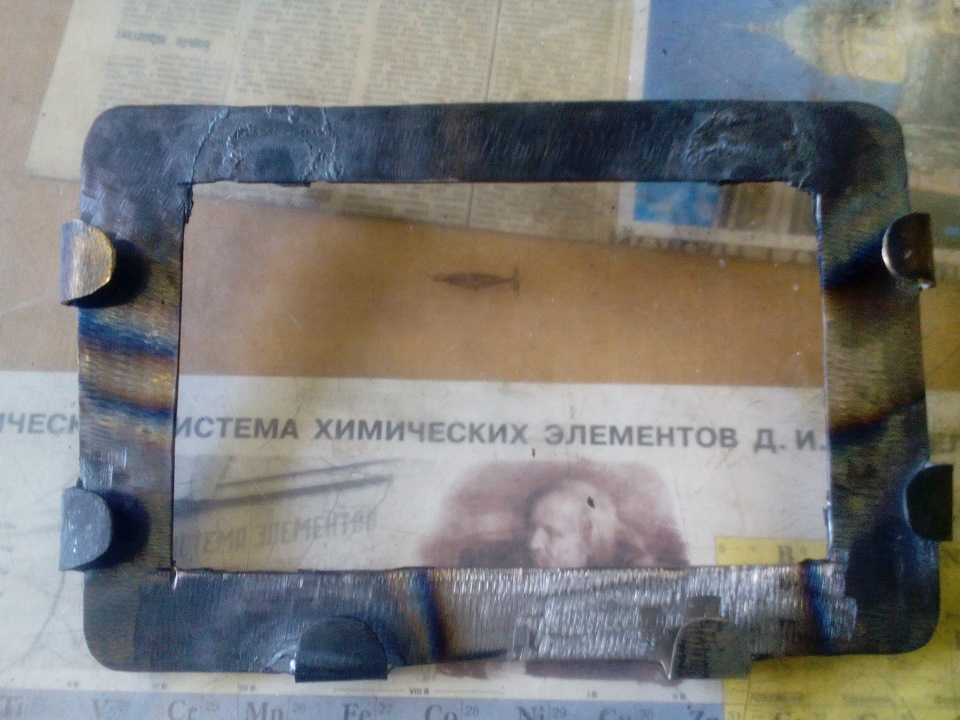 Уже готовая деталь, после сварки ) Не много пошкурил и отправил на покраску)) — Renault Symbol (1G)