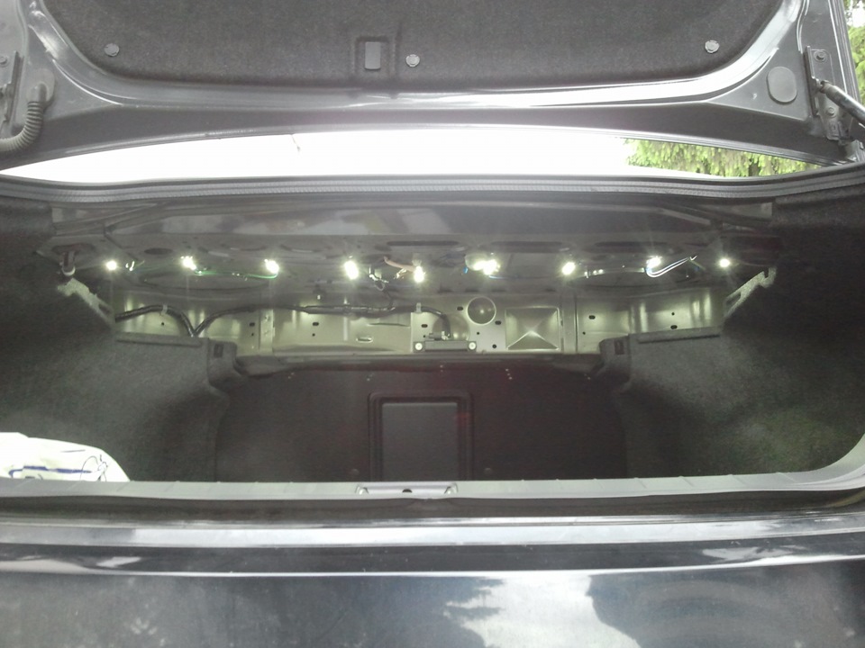 После этого спрятали всю проводку) — Nissan Teana (J32)