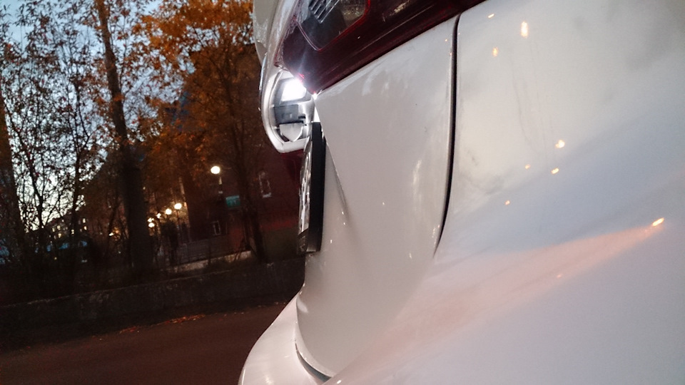 Mazda освещение номера — Mazda 3 (3G) BM