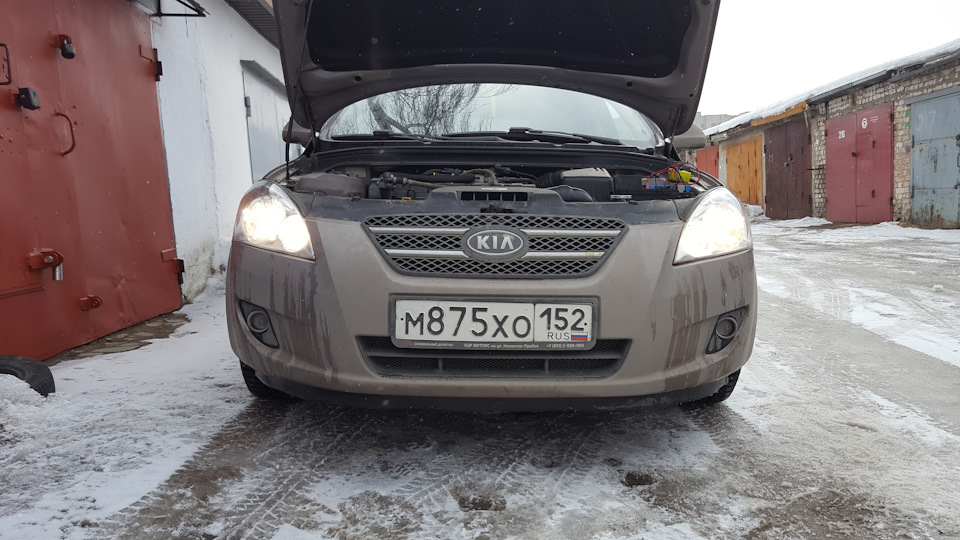 Ближний и дальний свет — KIA Ceed (1G)
