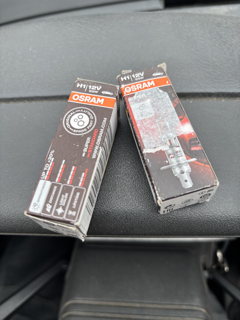 Выбрал osram super. — Lada 21102. Запчасти на фото: T0430