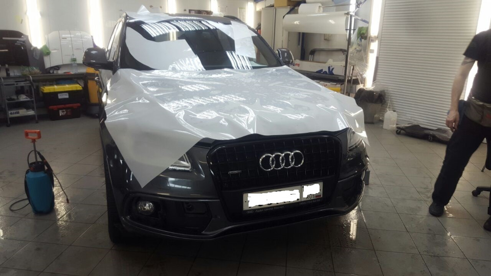 Подготовка к поклейке — Audi Q5 (1G)