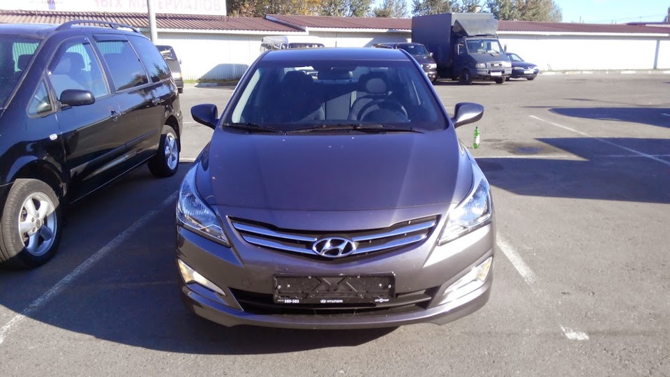 Photo from the logbook Hyundai Solaris (1G)